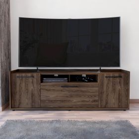 TV Stand for TV´s up 60", Double Door Cabinets, One Flexible Cabinet, Dark Walnut